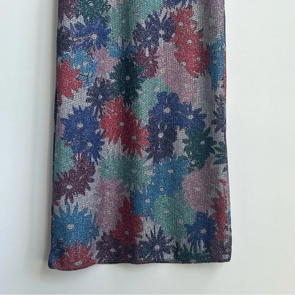 SPLENDID X MARGHERITA MISSONI Dress Brillare Daisy Metallic Midi Sheath Small - Picture 10 of 16